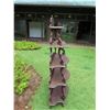 Image 8 : Carved Wooden 5-Tier Victorian 'What-Not Style' Shelving 39"L (narrows to 21"L at top) x 15"W x 65"H