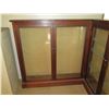 Image 2 : Koa Wood "L" Shaped Display Cases w/ 3 Shelves & Glass Doors 64"x55"L x11"x55"H