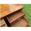 Image 25 : Koa Wood Desk w/ 7 Drawers, 72" x 37.5" x 29"H (see details for history)