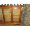 Image 8 : Koa Bookcase w/ 6 Glass Doors,  146" x 16" x 54"H (contents not included)