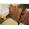 Image 8 : Qty 4 Wooden Chairs w/ Woven Backs & Upholstered Seats 20"x19"x38"H
