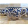 Image 2 : Qty 11 Floral Teacups 4" dia, 2.5"H