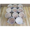 Image 8 : Qty 11 Floral Teacups 4" dia, 2.5"H