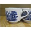 Image 2 : Qty 4 Floral Teacups w/ Stamp 3" dia, 3"H