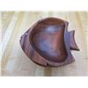 Image 2 : Qty 4 Wooden Fish-Shaped Bowls 7"x7.5"