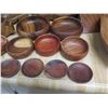 Image 8 : Multiple Wooden Bowls, Plates, Serving Trays, etc Misc Sizes