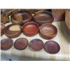 Image 8 : Multiple Wooden Bowls, Plates, Serving Trays, etc Misc Sizes