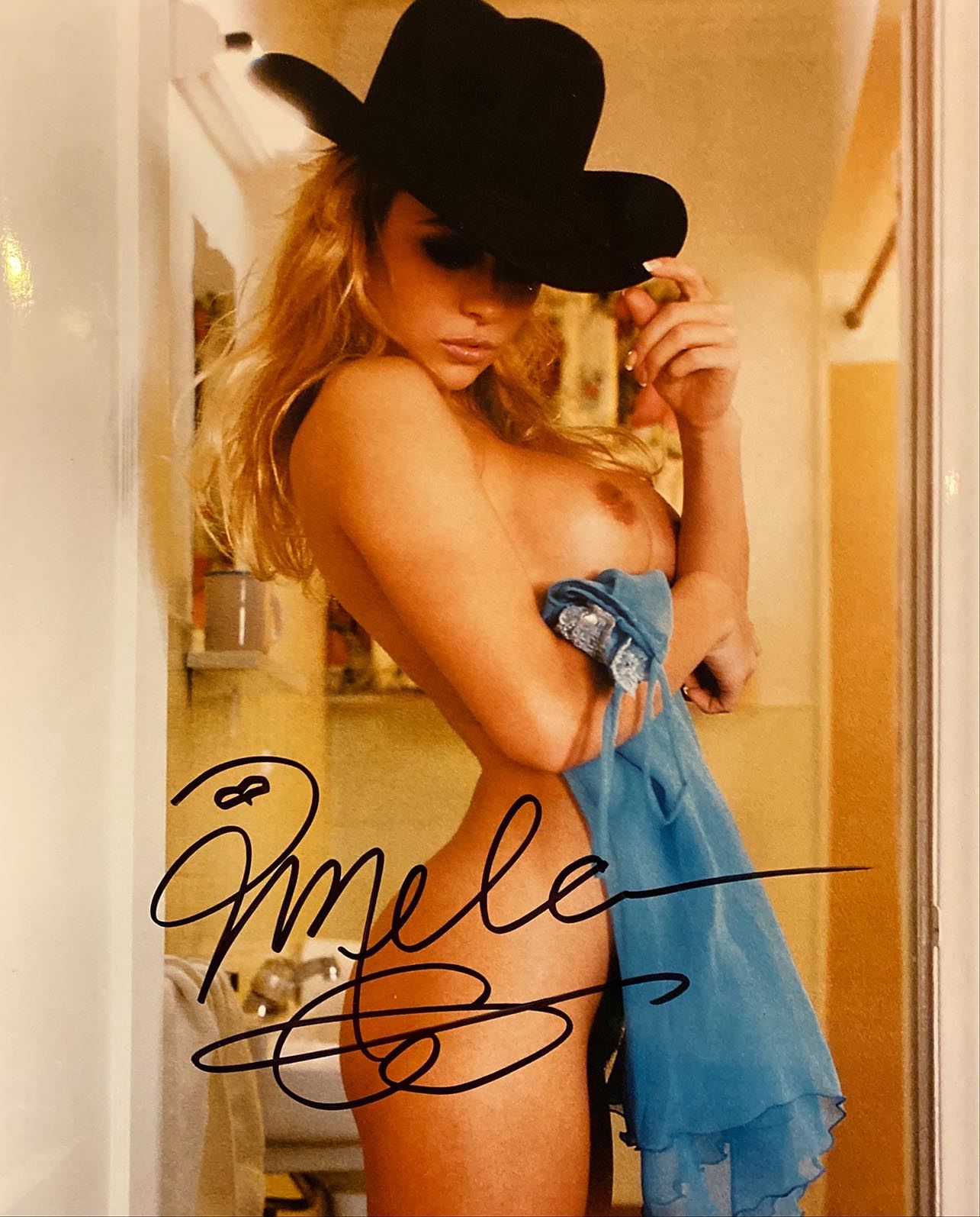 Photo Signée Pamela Anderson – Réimpression – 27,9 X 20,3 Cm – Neuf