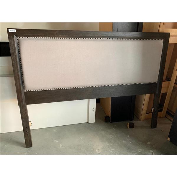 King Size Upholstered & Wooden Headboard