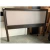 Image 1 : King Size Upholstered & Wooden Headboard