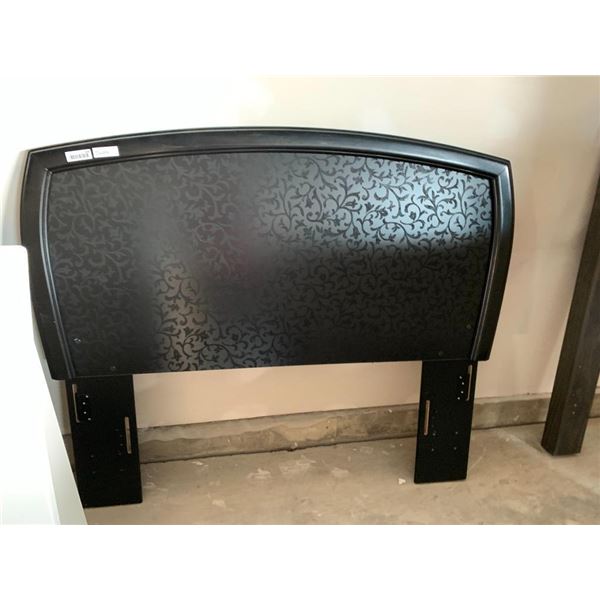 Double Wooden & Upholstered Design Headboard