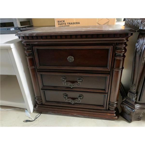 Double Door Ornate Bedside table