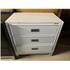 Image 1 : Triple Door White laquer Night Stand