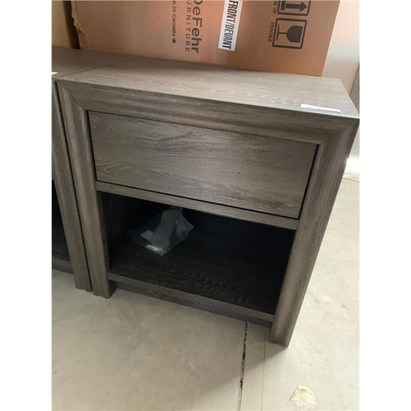 De fehr Furniture Single Door Grey Night Table