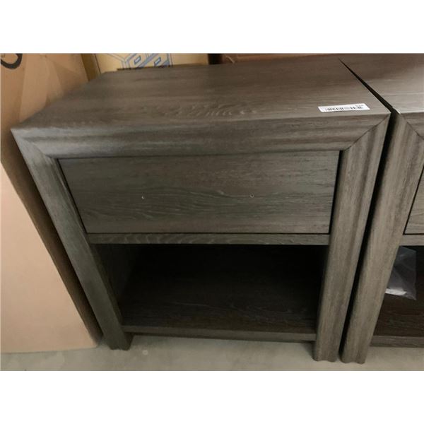 De fehr Furniture Single Door Grey Night Table