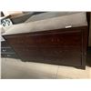 Image 1 : Dark Cherry Wood Style 6 drawer Dresser (hardware inside)