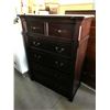 Image 1 : Gents 5 Drawer Chest of Drawers Dark Wood