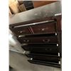 Image 3 : Gents 5 Drawer Chest of Drawers Dark Wood