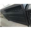Image 3 : Black Wood Side/entertainment cabinet 2 drawers and door