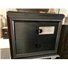 Image 1 : Double Door Laquered Front Dark Night Stand