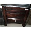 Image 1 : Solid Wood Double Door Bed Side Table