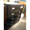 Image 1 : Dark Espresso 5 Drawer upright chest