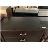 Image 5 : Dark Espresso & Chrome Handled 5 drawer chest