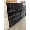 Image 2 : Brown Laquered woodgrain 5 drawer chest