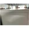 Image 5 : White & Chrome Handled 6 Drawer upright chest