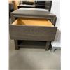 Image 2 : Single Drawer Grey Bedside table
