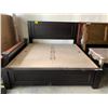 Image 1 : King Size Dark Esspresso Storage Bed Frame