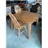 Image 1 : Birch Wood Square Dinette Set with 2 chairs