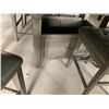 Image 2 : Dinning room Table Set - Grey, with leaf & 6 upholstered chairs