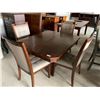 Image 1 : Dinning room Table Set with storage Leaf table & 4 upholstered chairs