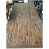 Image 3 : Reclaimed Wood Style Barnwood Dining Table