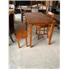 Image 1 : Solid Wood Dinette Set with chair and bench