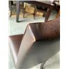 Image 7 : Dark Espresso Dining room Table & 4 Leather Style Chairs