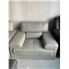 Image 1 : Almond Bauhaus Style Cream Leather Living room Chair