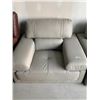 Image 1 : Almond Bauhaus Style Cream Leather Living room Chair