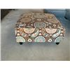 Image 1 : Paisley Multi Tone Upholstered Ottoman