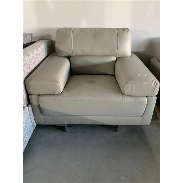 Modern Design Cream Leather Living room Chair