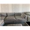 Image 5 : Oversize modular 6 piece grey sectional sofa suite -NEW DISPLAY
