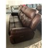 Image 5 : Rawhide Brown Leather Double Seat electric Power Reclining Sofa