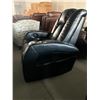 Image 2 : Black Leather Power Reclining Theater Seat