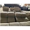 Image 5 : Leather Modular 4 Pce Cream Living room Seating System