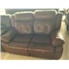 Image 3 : Rawhide Brown Leather 2 seat power reclining loveseat