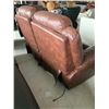 Image 7 : Rawhide Brown Leather 2 seat power reclining loveseat