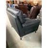 Image 3 : Black Stitched Leather Living room Chair