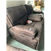 Image 2 : Brown Microfiber Power recliner chair
