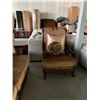 Image 10 : Queen Anne Styled 3 Piece Living Room Suite with sofa & 2 Matching chairs, includes throw cushions